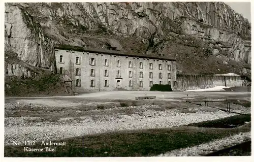 AK / Ansichtskarte  Andermatt_UR Kaserne Bueel