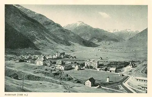 AK / Ansichtskarte  Andermatt_UR Panorama
