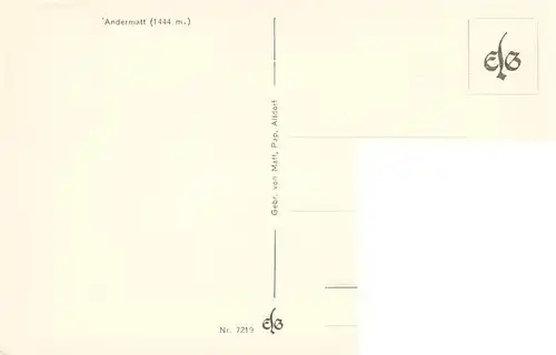 AK / Ansichtskarte  Andermatt_UR Panorama