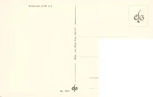 AK / Ansichtskarte  Andermatt_UR Panorama