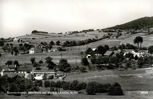 AK / Ansichtskarte  Zeissing_Maria_Laach_Waldviertel_AT Panorama