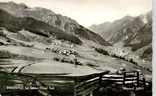 AK / Ansichtskarte  Innerwald_Soelden_Tirol_AT oetztal Panorama