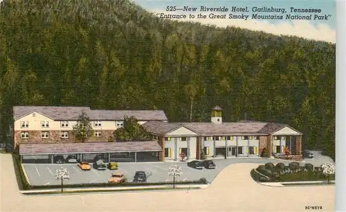 AK / Ansichtskarte  Gatlinburg_Tennessee_USA New Riverside Hotel