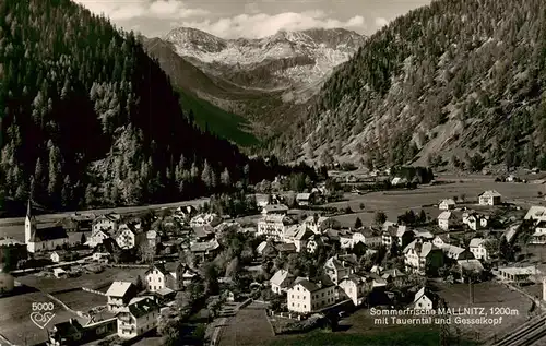 AK / Ansichtskarte  Mallnitz_Tauernbahn_Kaernten_AT mit Tauerntal und Gesselkopf