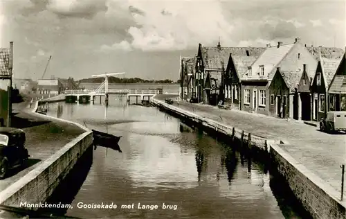 AK / Ansichtskarte  Monnickendam_Monnikendam_NL Gooisekade met Lange brug