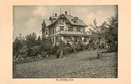 AK / Ansichtskarte  Nesslau_Toggenburg_SG Hotel Alpenblick