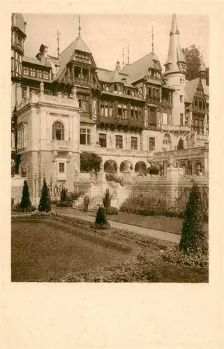 AK / Ansichtskarte  Peles_Castel_Sinaia_RO Castel Peles fatada