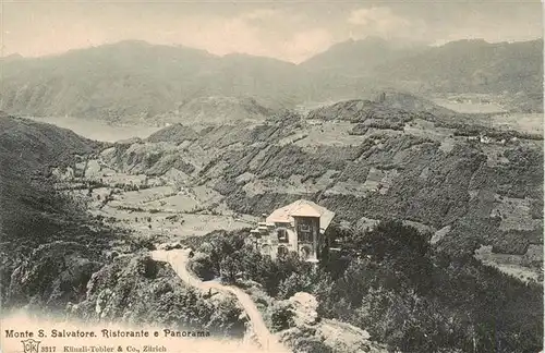 AK / Ansichtskarte  San_Salvatore_912m_Monte_TI Ristorante e Panorama
