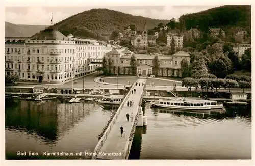 AK / Ansichtskarte  Bad_Ems_Lahn Kurmittelhaus mit Hotel Roemberbad