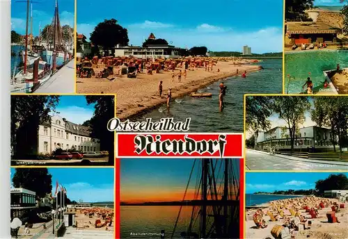 AK / Ansichtskarte 73940373 Niendorf__Ostseebad_Timmendorferstrand Bootshafen Strandpartien Promenade Hotels