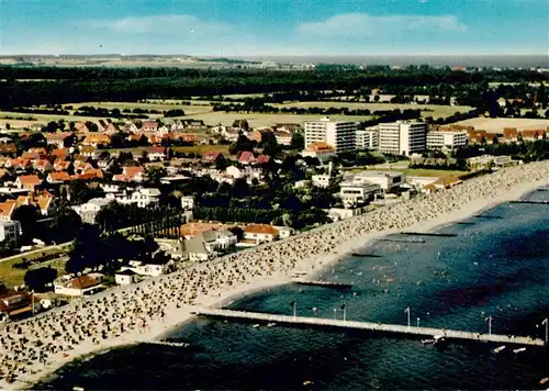 AK / Ansichtskarte 73940409 Kellenhusen_Ostseebad Fliegeraufnahme mit Seebruecke