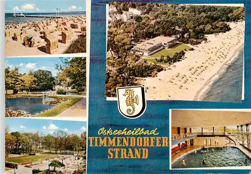 AK / Ansichtskarte  Timmendorfer_Strand_Timmendorferstrand_Timmendorf Strandpartien Schwimmbad Promenade Hallenbad 