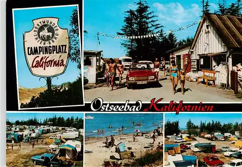 AK / Ansichtskarte 73940426 Kalifornien_Ostseebad Campingplatz California Teilansichten