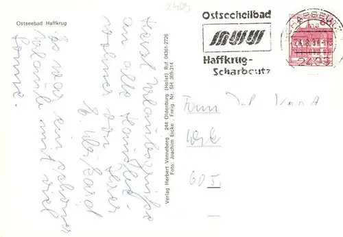 AK / Ansichtskarte 73940436 Haffkrug_Scharbeutz_Ostseebad Fliegeraufnahme