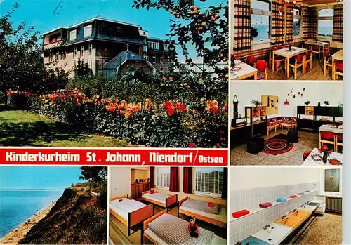 AK / Ansichtskarte  Niendorf__Ostseebad_Timmendorferstrand Kinderkurheim St. Johann Steilkueste