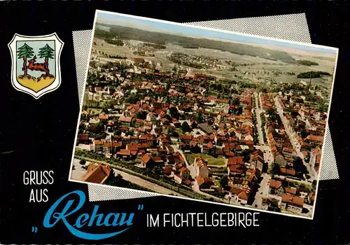 AK / Ansichtskarte  Rehau_Oberfranken Fliegeraufnahme