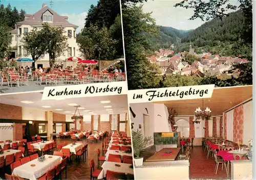 AK / Ansichtskarte  Wirsberg Kurhaus Speisesaal Gartenterrasse Panorama