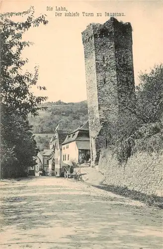 AK / Ansichtskarte  Bad_Ems_Lahn Der schiefe Turm zu Dauzenau