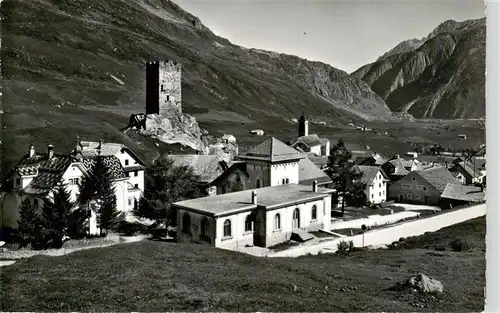 AK / Ansichtskarte  Hospental_Hospenthal_UR Ortspartie Burg