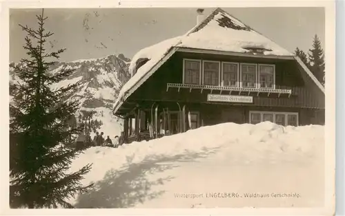 AK / Ansichtskarte  Engelberg__OW Waldhaus Gerschnialp