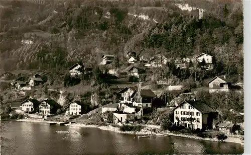 AK / Ansichtskarte  Goldswil_Interlaken Fliegeraufnahme mit Ruine