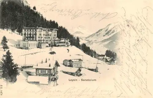 AK / Ansichtskarte  Leysin_VD Sanatorium