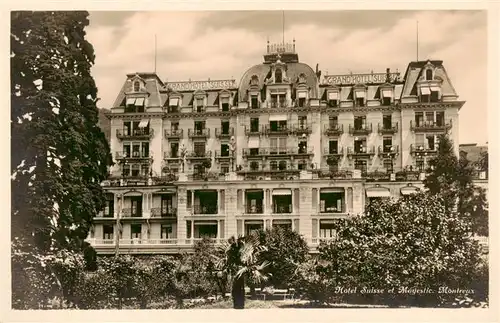 AK / Ansichtskarte  Montreux__VD Hotel Suisse et Mayestic