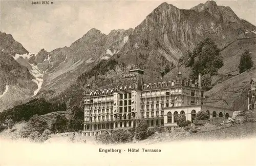 AK / Ansichtskarte  Engelberg__OW Grand Hotel Terrasse