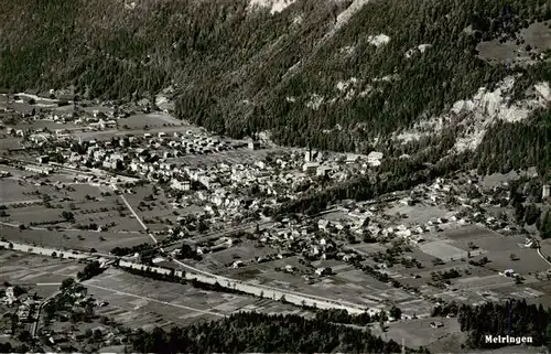 AK / Ansichtskarte  Meiringen_BE Fliegeraufnahme