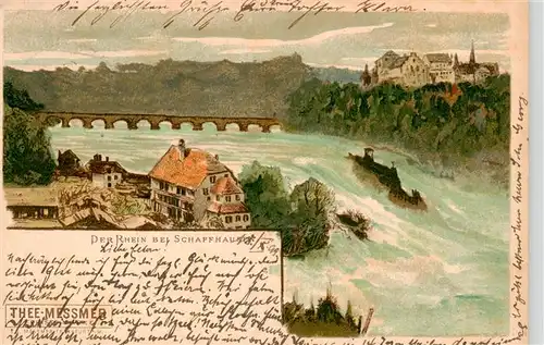 AK / Ansichtskarte  Schaffhausen__SH Partie am Rheinfall