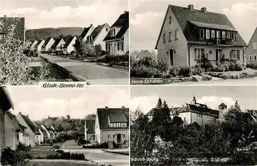 AK / Ansichtskarte  Iburg_Teutoburger_Wald Bisch Benno Str Haus Fandrey Schloss Iburg