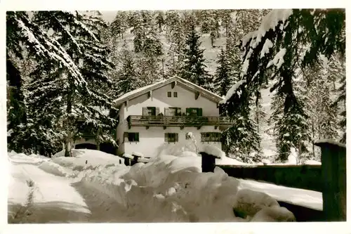 AK / Ansichtskarte 73940705 Bayrischzell_Bayrisch_Zell Haus Glueck am Bach