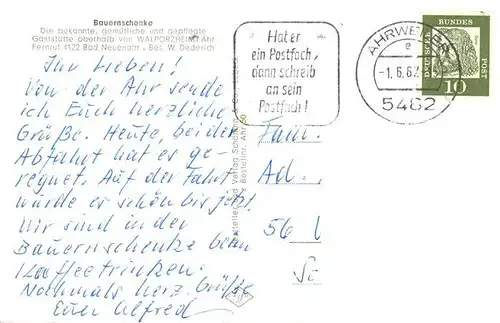 AK / Ansichtskarte  Bad_Neuenahr-Ahrweiler Bauernschenke
