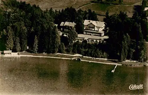 AK / Ansichtskarte 73940739 Schliersee Haus Freudenberg am Schliersee Fliegeraufnahme