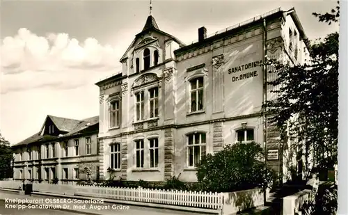 AK / Ansichtskarte  Olsberg_Sauerland Kneipp Sanatorium Dr med August Gruene