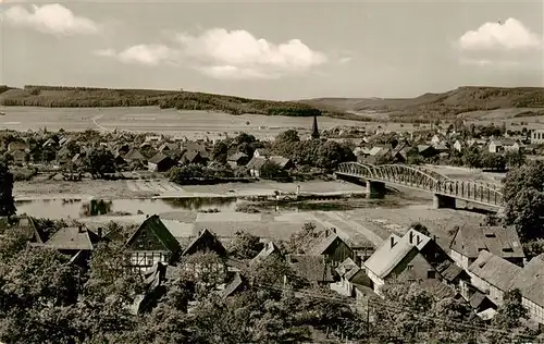 AK / Ansichtskarte  Emmerthal_Niedersachsen Fliegeraufnahme