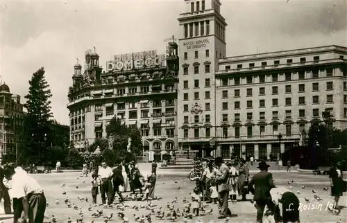 AK / Ansichtskarte  Barcelona_Cataluna_ES Plaza Cataluna