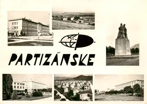 AK / Ansichtskarte  Partizanske_Slovakia Teilansichten Monument