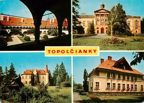 AK / Ansichtskarte 73940897 Topolcianky_SK Arkaden Schloss Gasthaus
