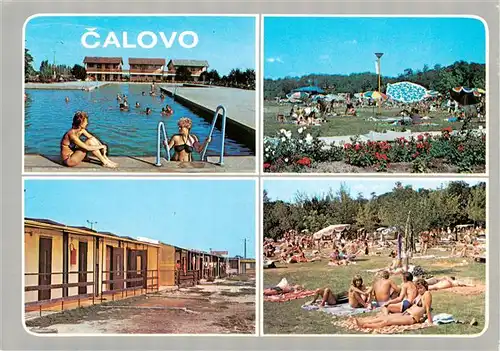 AK / Ansichtskarte 73940899 Calovo_Velky_Meder_Slovakia Freibad Liegewiese Strand