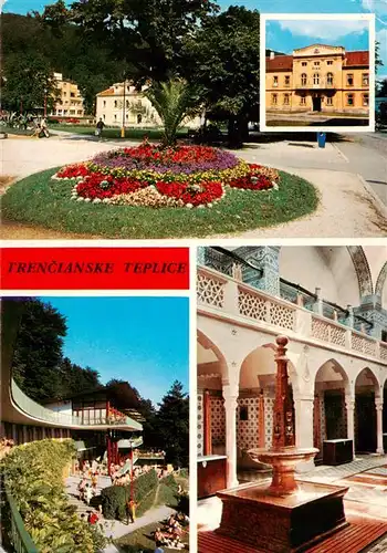 AK / Ansichtskarte  Trencianske_Teplice_SK Park Liecebny dom Sina Kupaliska Zelena roba Kupel Hamon