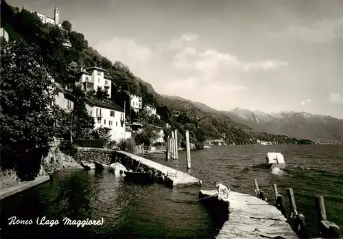 AK / Ansichtskarte  Ronco_Lago_Maggiore_TI Panorama