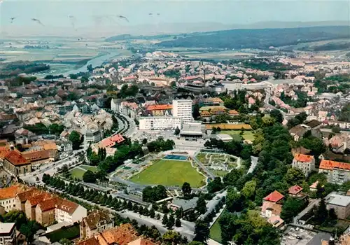 AK / Ansichtskarte  Hameln_Weser Fliegeraufnahme