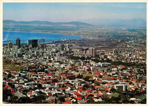 AK / Ansichtskarte  Cape_Town_Kaapstad_Kapstadt_South-Africa_RSA from Signal Hill looking across the city and harbour towards Milnerton