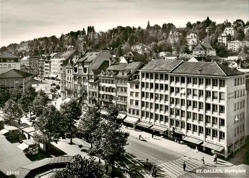 AK / Ansichtskarte  St_Gallen_SG Marktplatz