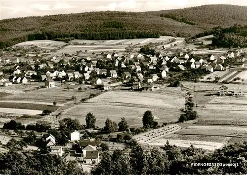 AK / Ansichtskarte  Eidengesaess_Linsengericht_Hessen Fliegeraufnahme