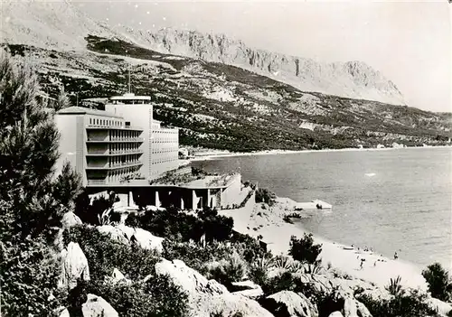 AK / Ansichtskarte 73940990 Makarska_Croatia Tucepi Hotel Jadran