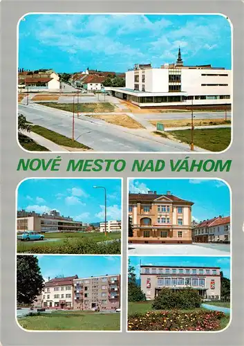 AK / Ansichtskarte 73941021 Nove_Mesto_nad_Vahom_SK Najstarsia pisomna zmienka V sucasnostije vyznamnym priemyselnym stradiskom dolneho Povazia