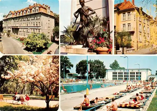 AK / Ansichtskarte  Piestany_Pistian_Poestyen_SK Barlolamac Liecebny dom Slovan Liecebny dom Anna Cast parku Termalne kupalisko Eva