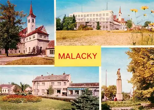 AK / Ansichtskarte 73941057 Malacky_Slovakia Kirchen Teilansichten Park